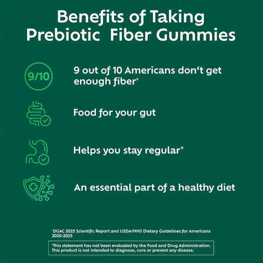 Benefiber Prebiotic Fiber Supplement Gummies, Assorted Fruit Flavor, 81 Ct